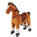 REITPFERD - Braun, Trend, Textil/Metall (76/27/85cm) - My Baby Lou