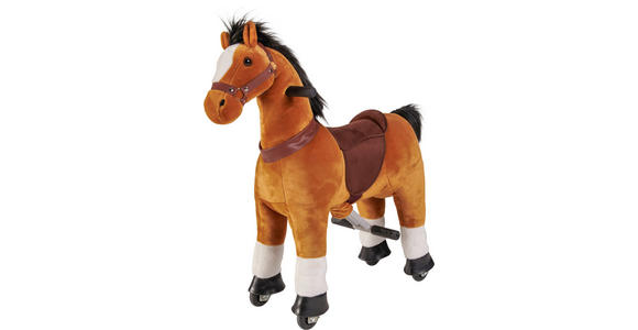 REITPFERD - Braun, Trend, Textil/Metall (76/27/85cm) - My Baby Lou