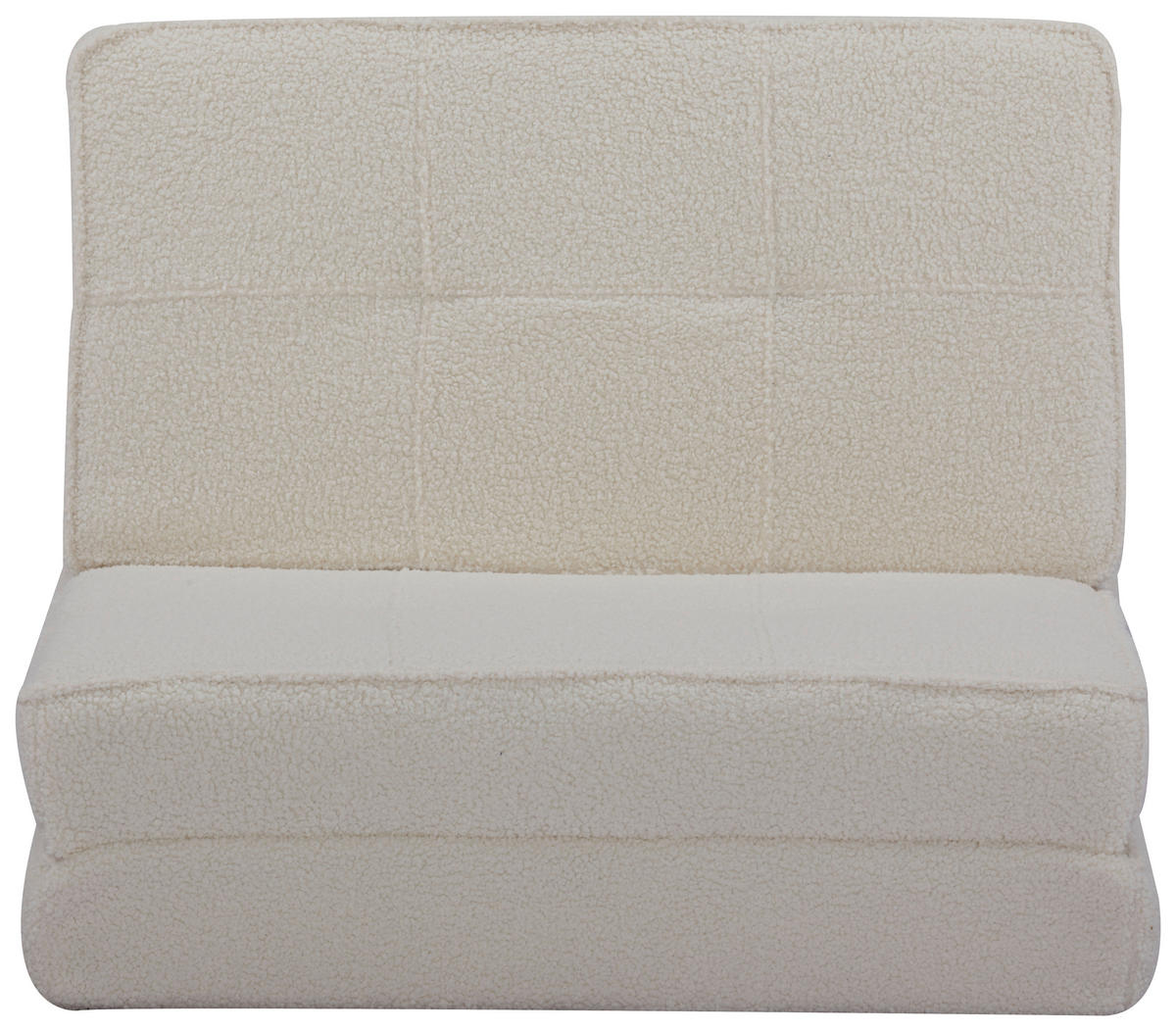 SCHLAFSESSEL in Teddystoff Weiß  - Weiß, MODERN, Textil (74/61,5/80cm) - MID.YOU