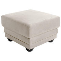 HOCKER in Textil Sandfarben  - Sandfarben/Schwarz, Design, Kunststoff/Textil (65/46/65cm) - Livetastic