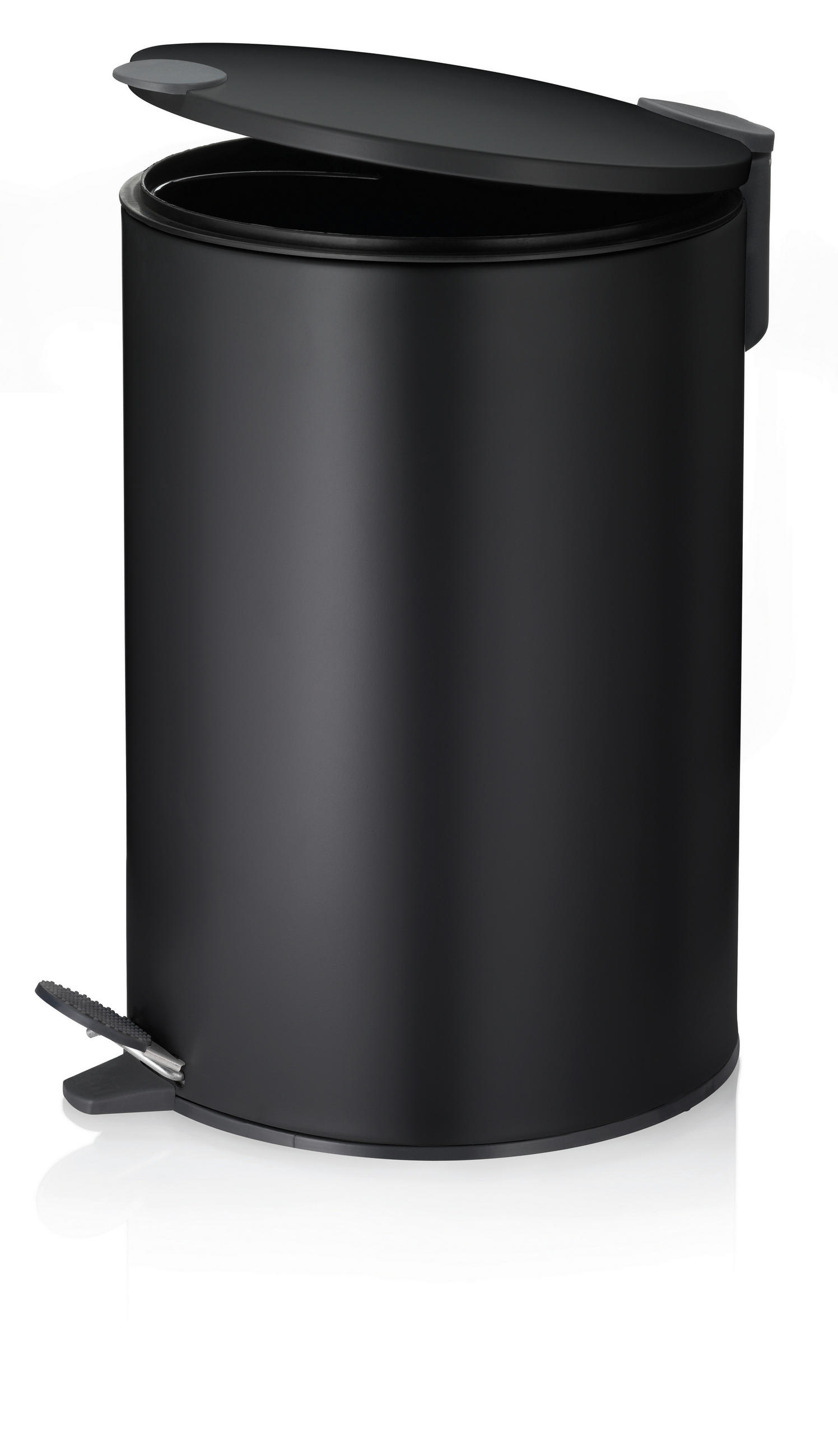 TRETEIMER 12 l  Metall  - Schwarz, KONVENTIONELL, Kunststoff/Metall (25/38cm) - Kela