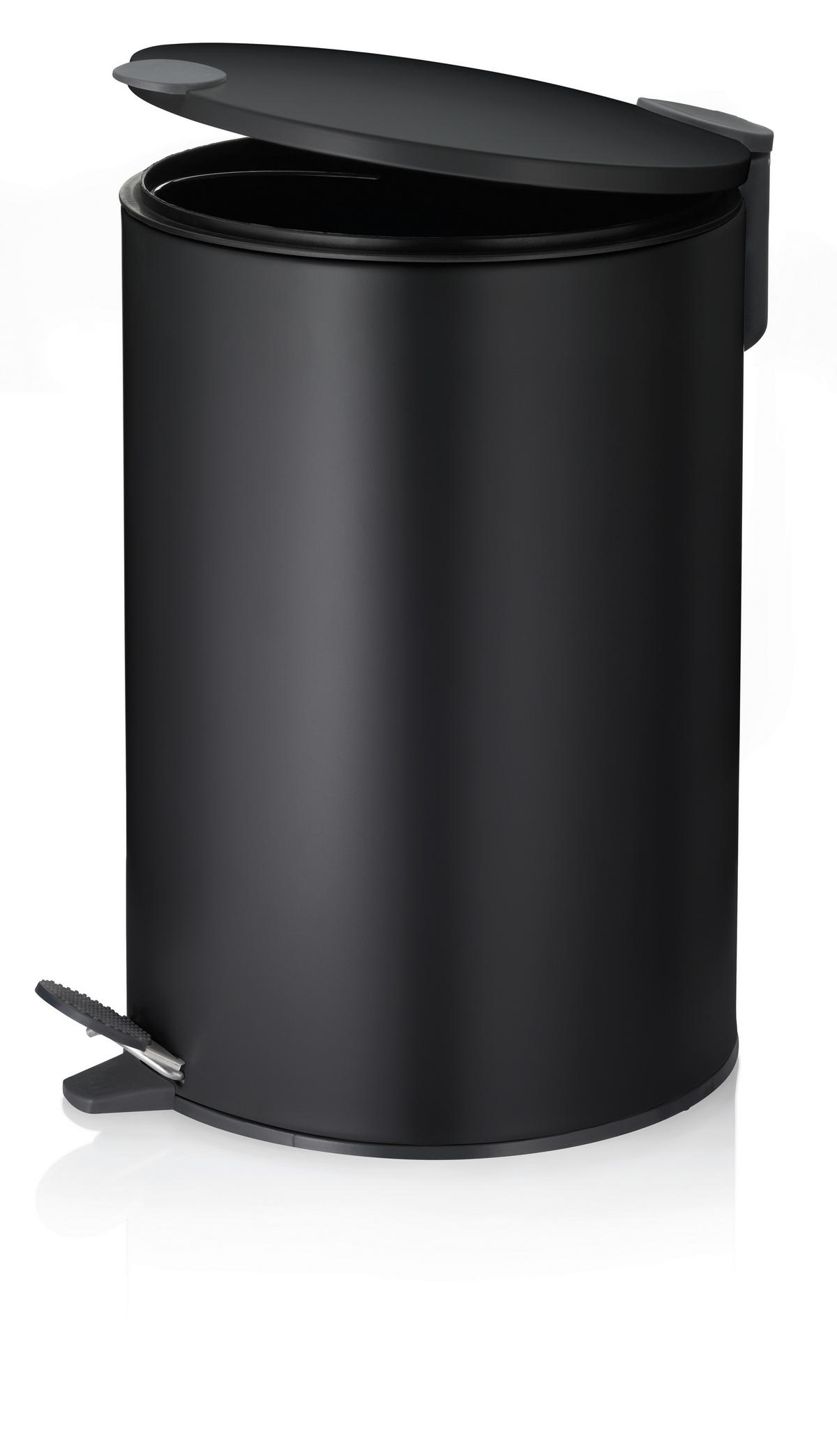 TRETEIMER 12 l  Metall  - Schwarz, KONVENTIONELL, Kunststoff/Metall (25/38cm) - Kela