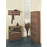 WANDGARDEROBE Nussbaumfarben - Nussbaumfarben, Design, Metall (75/30/26cm)