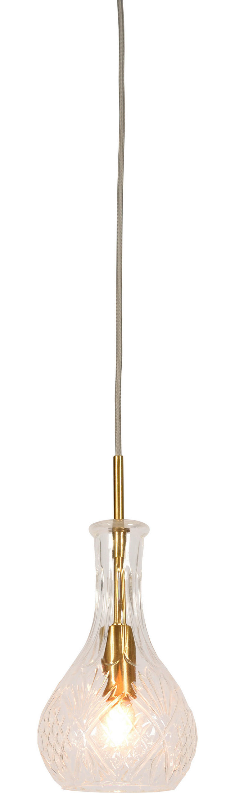 HÄNGELEUCHTE 14/14/30 cm  - Transparent, Design, Glas (14/14/30cm) - It's about Romi