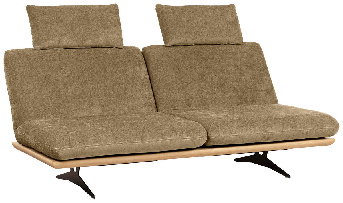 TROSJED NA RAZVLAČENJE drvo, tekstil  svijetlo zelena    - svijetlo zelena/bež, Design, drvo/tekstil (204/92/90cm) - Dieter Knoll
