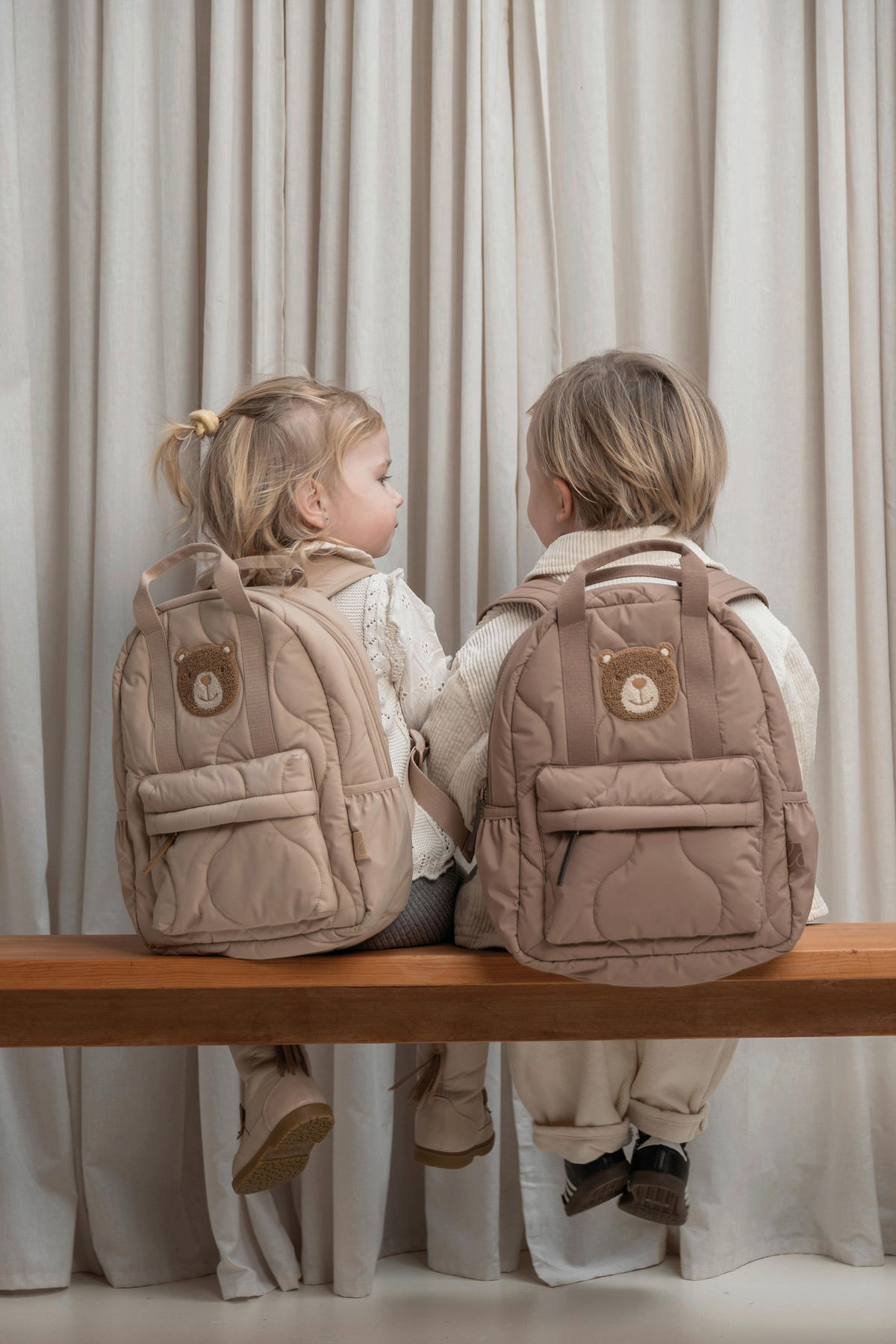 KINDERRUCKSACK Mila  - Braun, Basics, Textil (25/32/12cm) - Koelstra