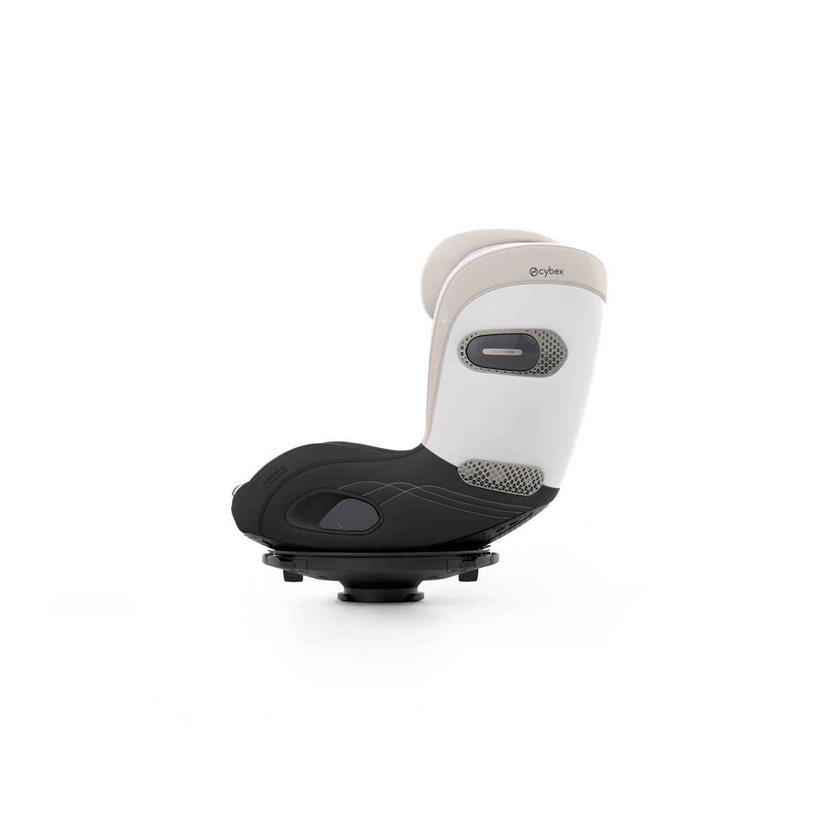 REBOARDER-KINDERSITZ Sirona S Style Off White  - Weiß, Basics, Kunststoff/Textil (53/45,5/49,5cm) - cybex PLATINUM