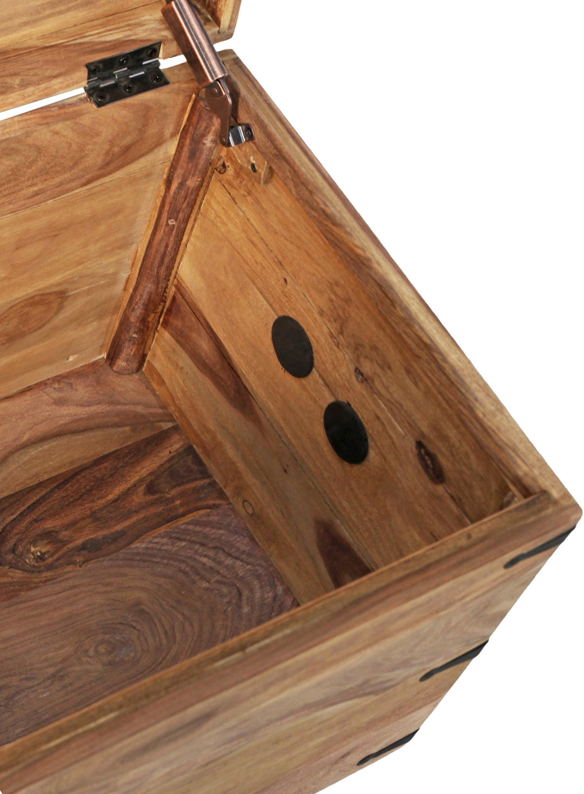 TRUHE in Holz 90/45/45 cm  - Naturfarben, Design, Holz (90/45/45cm) - Livetastic
