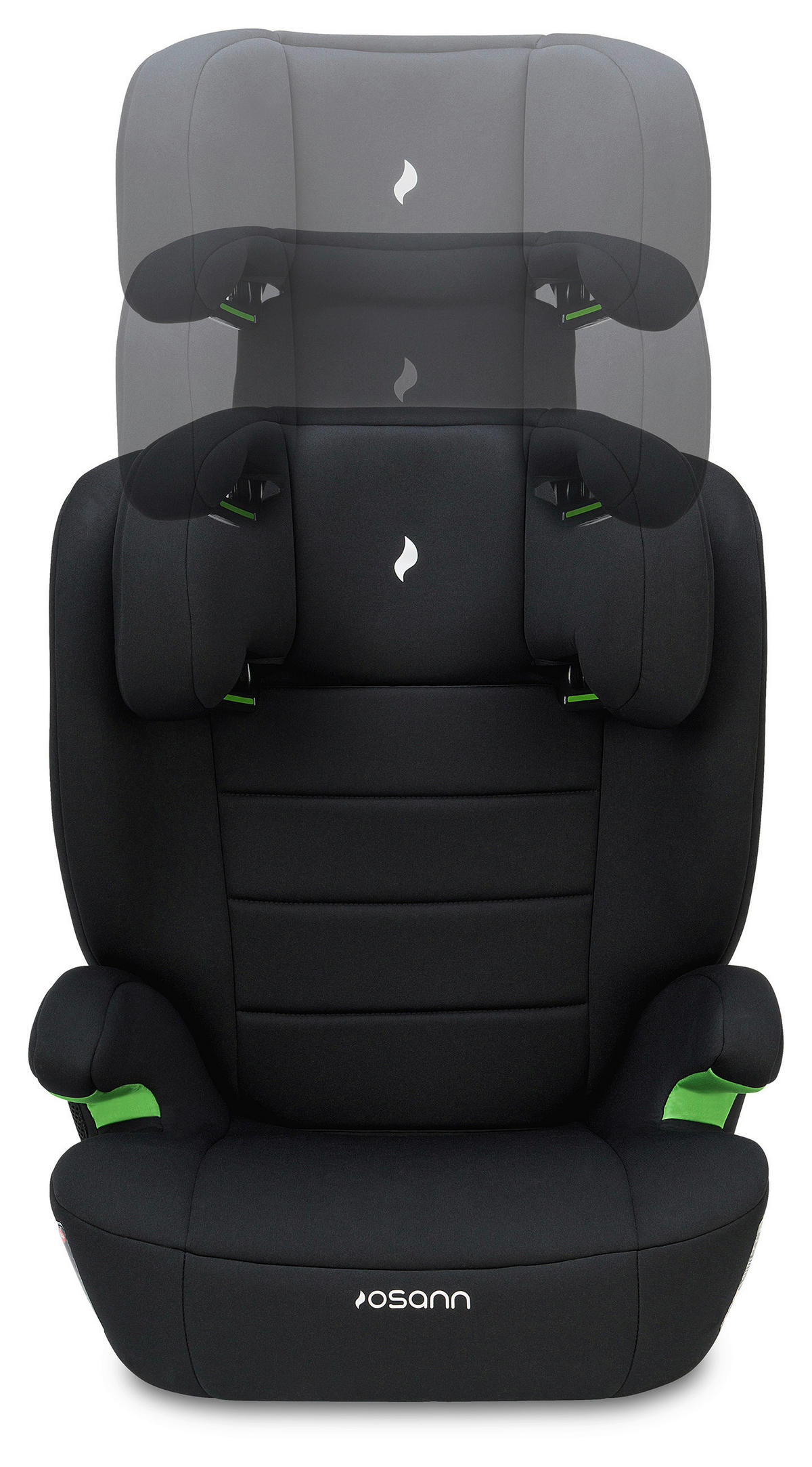 KINDERAUTOSITZ MUSCA ECE R 129 i-SIZE  - Schwarz, Basics, Kunststoff/Textil (44/55/43cm) - Osann