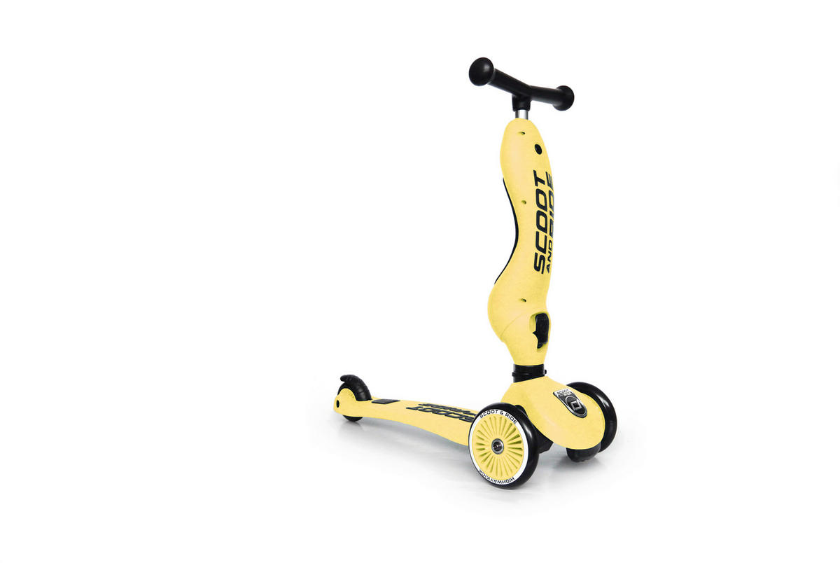 KINDERSCOOTER Highwaykick 1  - Gelb, Basics, Kunststoff/Metall (24/37/55cm) - Scoot and Ride