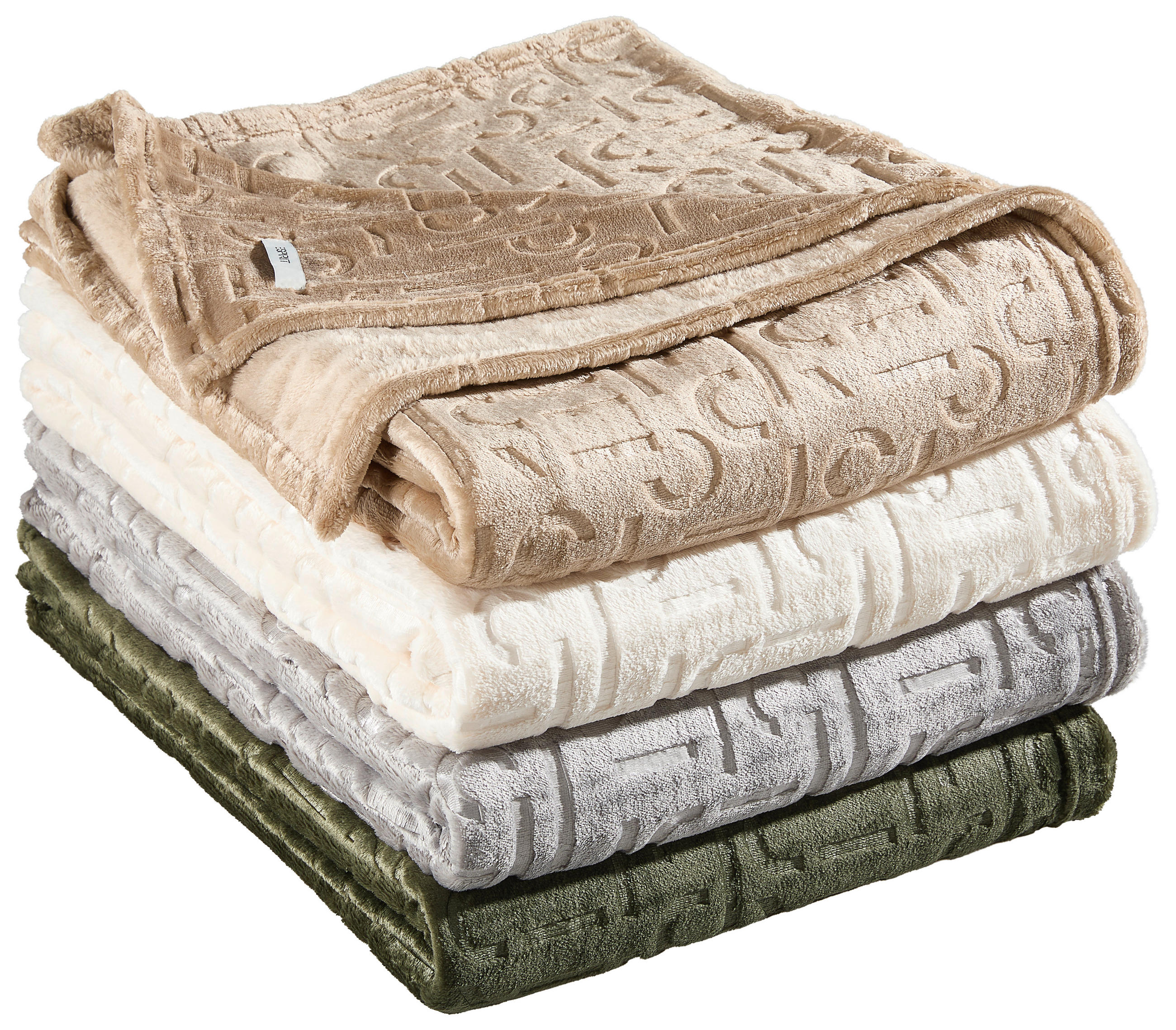 ĆEBE 140/190 cm  E-SCATTER  - bela, Dizajnerski, tekstil (140/190cm) - Esprit