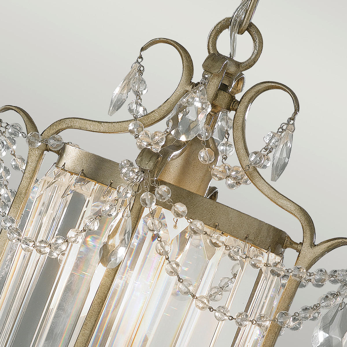 HÄNGELEUCHTE 26.7/42.5 cm    - Silberfarben, Konventionell, Metall (26.7/42.5cm) - Elstead Lighting