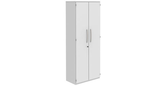 AKTENSCHRANK Weiß - Weiß, KONVENTIONELL, Holzwerkstoff (80/217,4/43cm) - Moderano