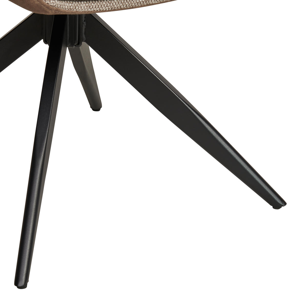 ARMLEHNSTUHL  in Eisen Leinenoptik  - Schwarz/Braun, KONVENTIONELL, Holz/Textil (60/93/66cm) - MID.YOU
