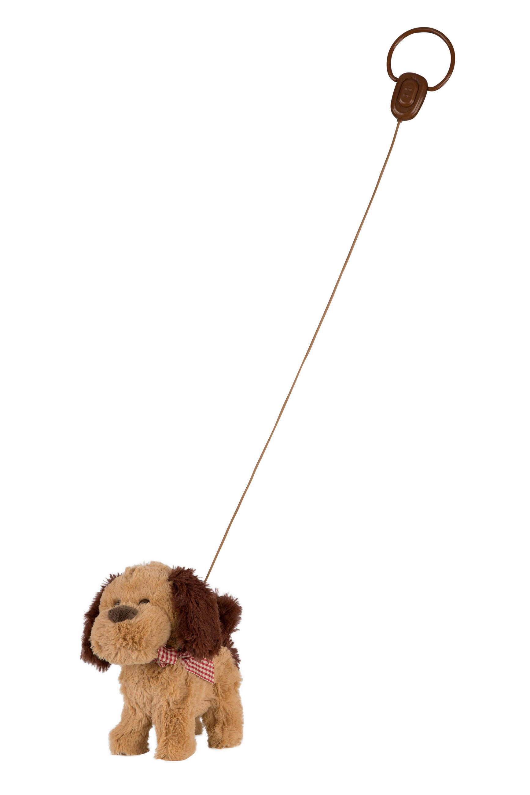 PLYŠÁK - tmavě hnědá/světle hnědá, Trend, textil/plast (24/10/22cm) - My Baby Lou