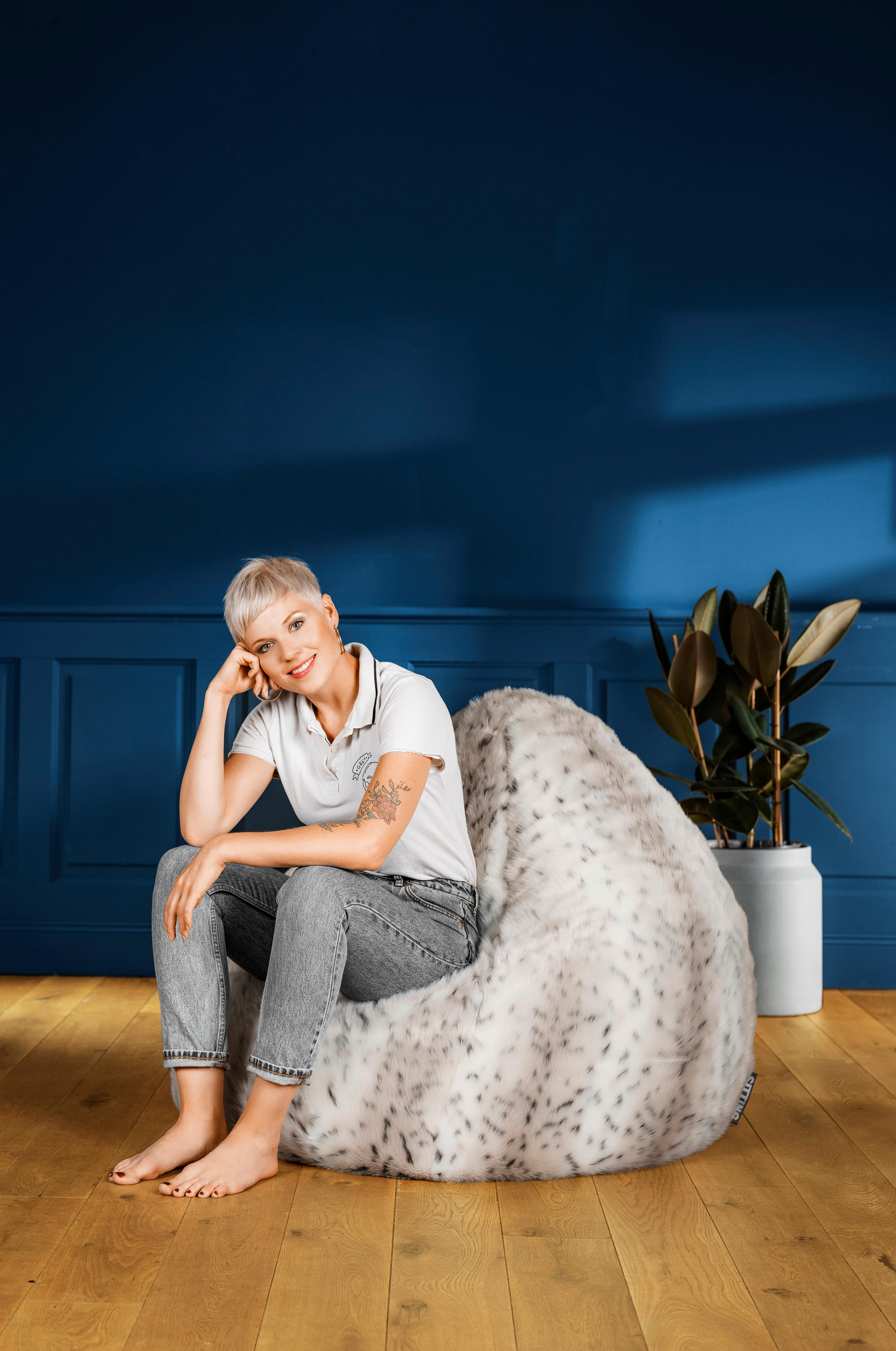 ÜLŐZSÁK 220 l  - szürke, Modern, textil (70/110cm) - Carryhome