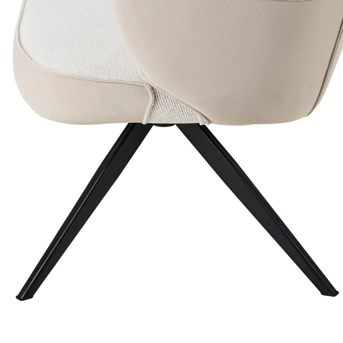 POLSTERBANK - Beige/Schwarz, LIFESTYLE, Holz/Textil (180/86/71cm) - Livetastic