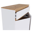 GARDEROBE  in 263,5/193/41,4 cm  - Weiß/Eiche Artisan, MODERN, Holzwerkstoff (263,5/193/41,4cm) - Carryhome