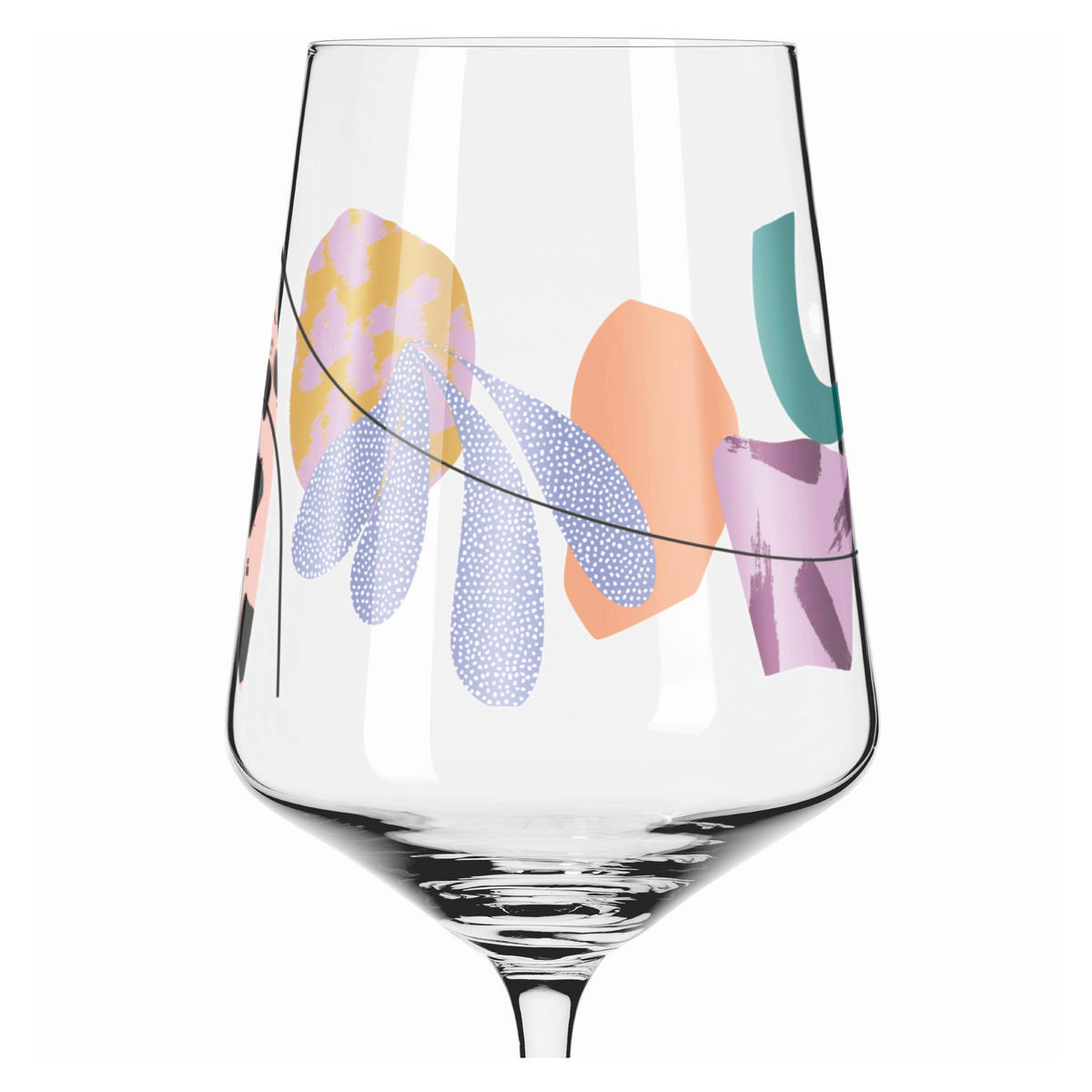 SPRITZERGLAS 544 ml  - Blau/Orange, LIFESTYLE, Glas (8,3/22,5cm) - Ritzenhoff