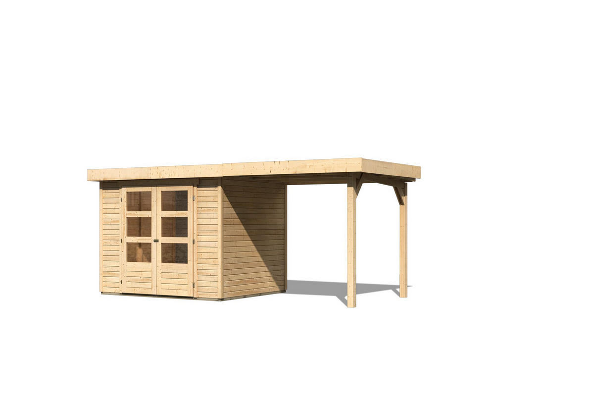 GARTENHAUS  - Naturfarben, Basics, Holz (491/217/211cm) - Karibu