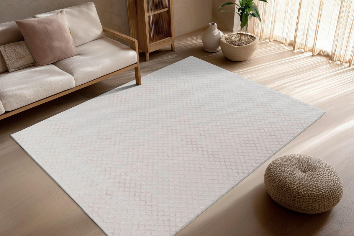 WEBTEPPICH 160/230 cm Calais Silberfarben  - Silberfarben, Design, Textil (160/230cm) - Pierre Cardin