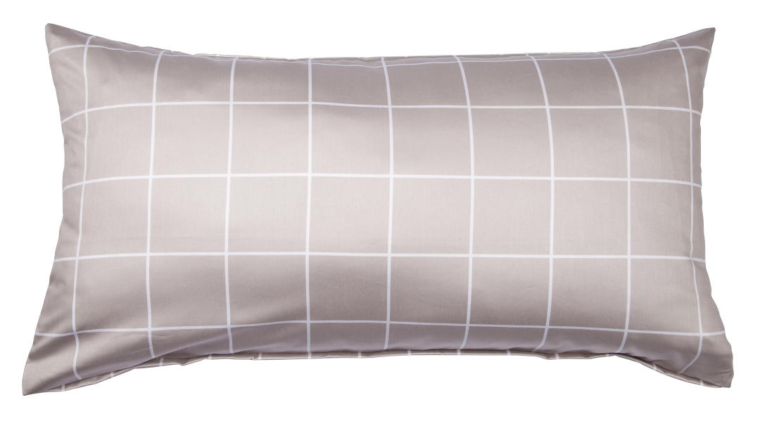 KISSENHÜLLE Giulietta 40/80 cm  - Naturfarben/Weiß, KONVENTIONELL, Textil (40/80cm) - Janine