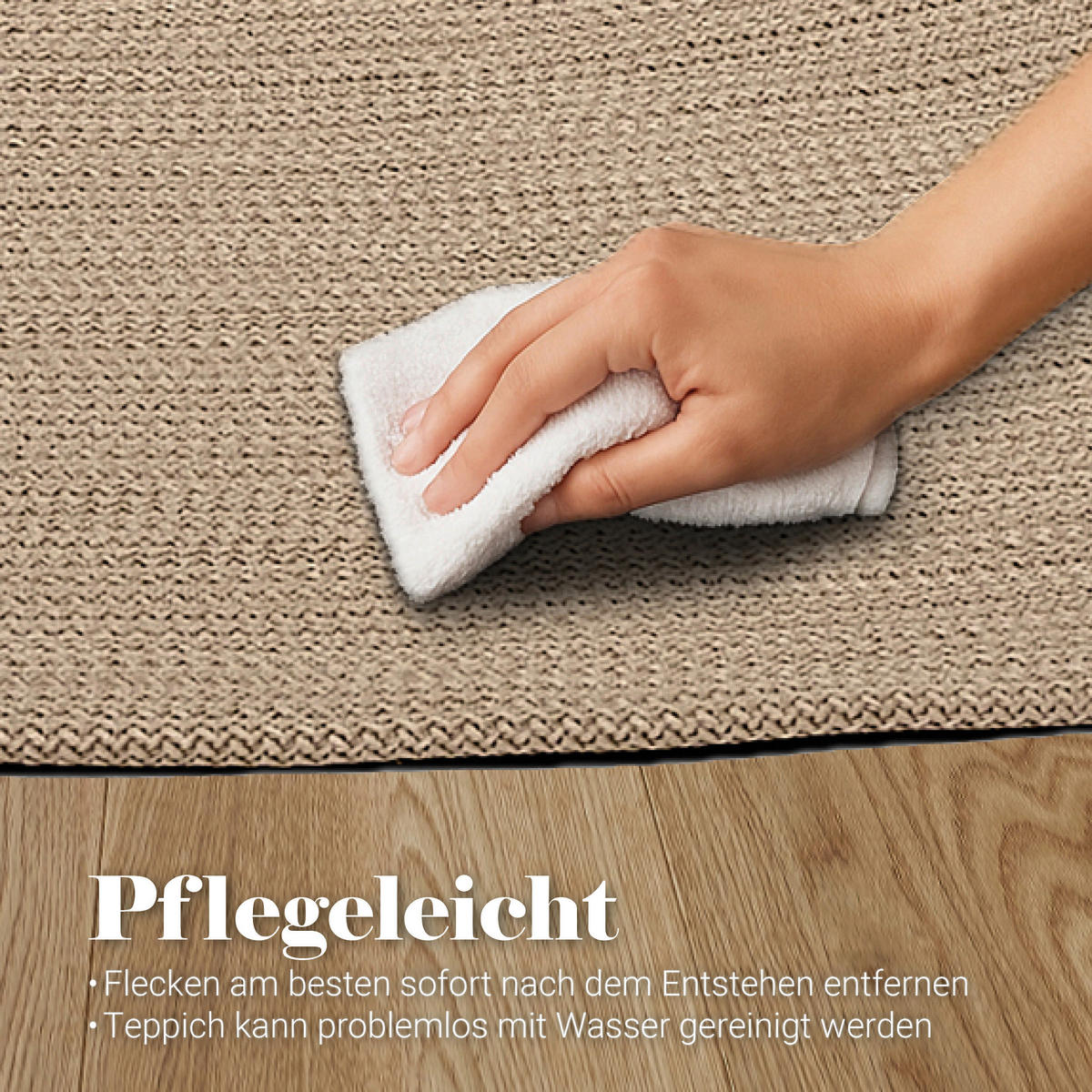 WEBTEPPICH 120 cm Paris Beige rund  - Beige, Basics, Textil (120cm) - Astra