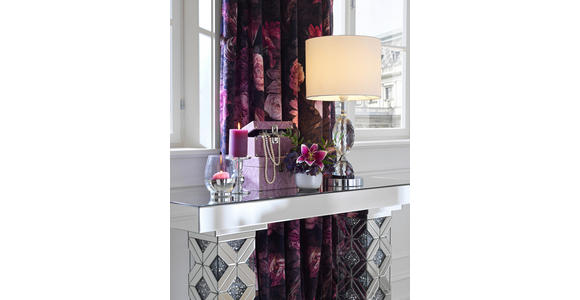DEKOSTOFF per lfm Verdunkelung - Dunkelrot, Design, Textil (145cm) - Esposa