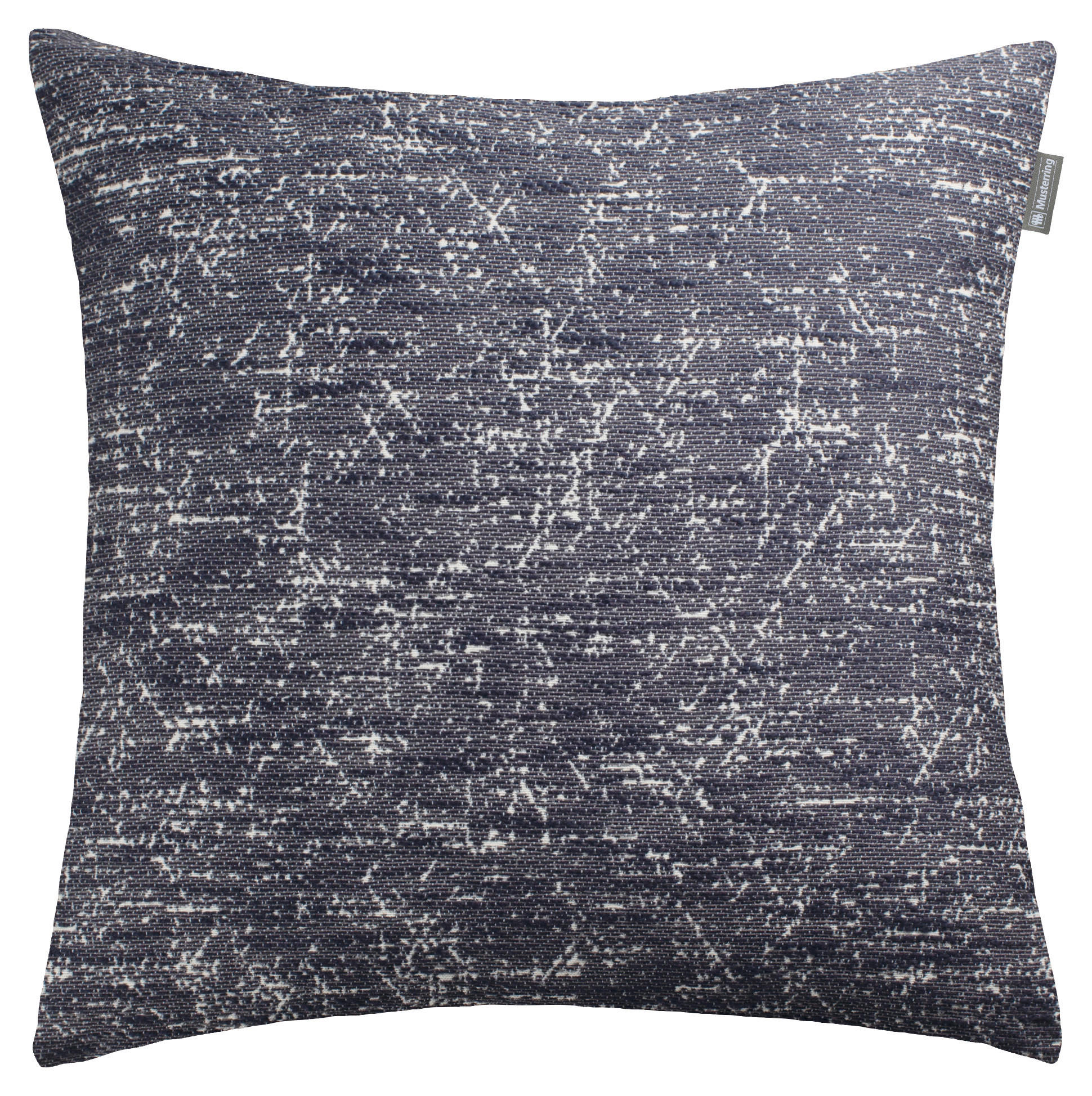 KISSENHÜLLE MR-EASE 45/45 cm  - Anthrazit/Weiß, Basics, Textil (45/45cm) - Musterring