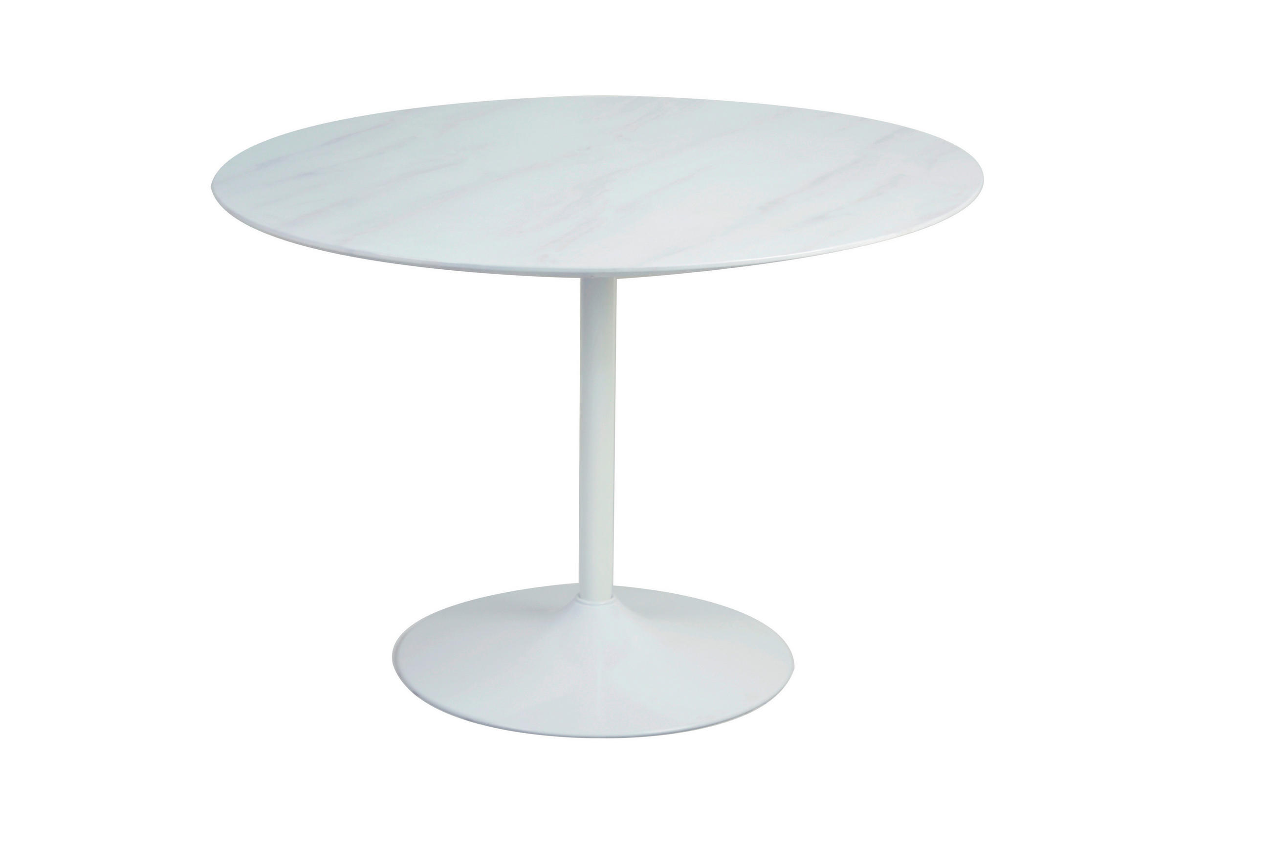 ESSTISCH in Holzwerkstoff 110/110/75 cm  - Weiß, MODERN, Holzwerkstoff/Metall (110/110/75cm) - Livetastic