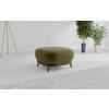 HOCKERTextil Olivgrün  - Schwarz/Olivgrün, Modern, Textil/Metall (90/49/90cm) - Sit & More