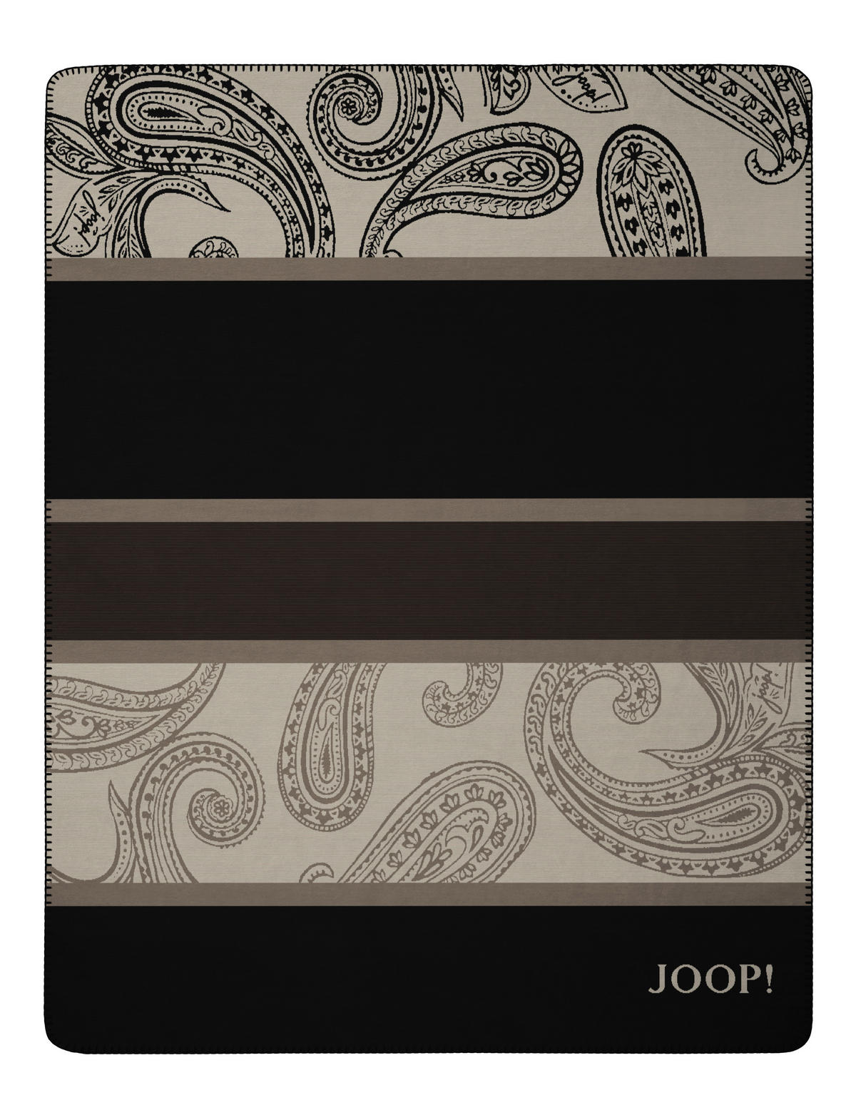WOHNDECKE JOOP! HW 2025/26 150/200 cm  - Hellbraun/Ecru, Design, Textil (150/200cm) - Joop!