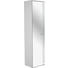 HOCHSCHRANK 40/161,9/30 cm - Chromfarben/Weiß, Design, Glas/Holzwerkstoff (40/161,9/30cm) HOCHSCHRANK 40/161,9/30 cm - Chromfarben/Weiß, Design, Glas/Holzwerkstoff (40/161,9/30cm)