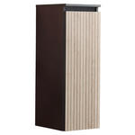 MIDISCHRANK 30,2/84,6/30 cm - Hellbraun/Eichefarben, Glas/Holzwerkstoff (30,2/84,6/30cm) - Novel