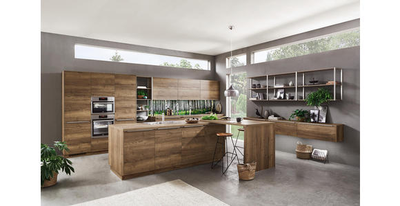Einbauküche Singapur individuell planbar - MODERN, Holzwerkstoff - Vertico