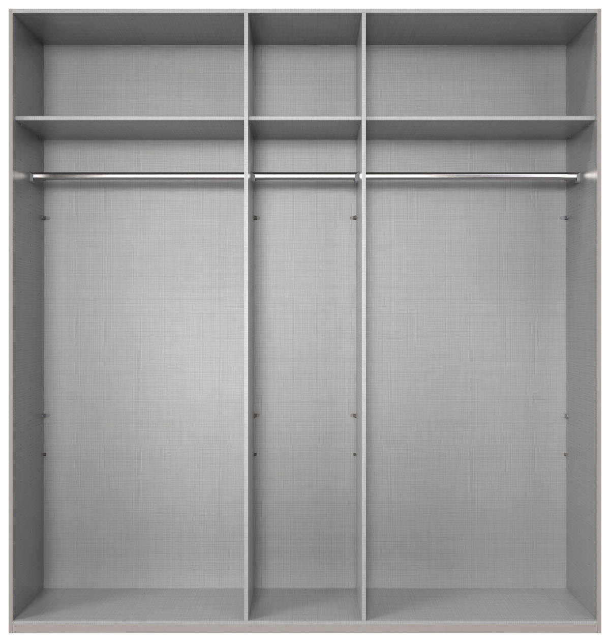 DREHTÜRENSCHRANK in Graphitfarben  - Alufarben/Graphitfarben, Modern, Holzwerkstoff/Metall (225/236/58cm) - MID.YOU