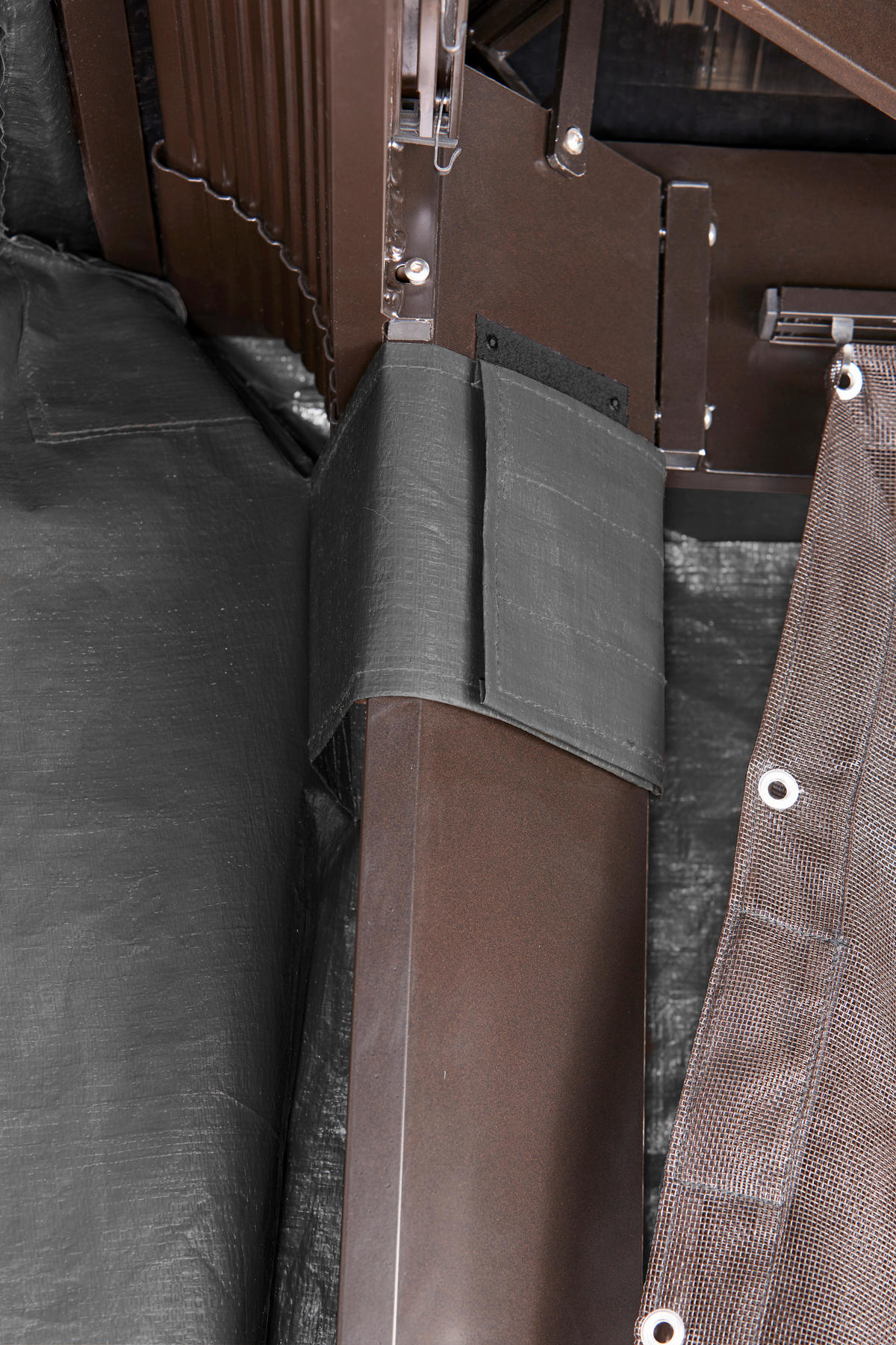 SCHUTZPLANE  - Grau, Basics, Textil (426/303/292cm)