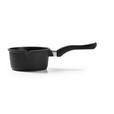 STIELKASSEROLLE Turin 1,1 L  - Edelstahlfarben/Schwarz, KONVENTIONELL, Kunststoff/Metall (16/8,5cm) - Homeware Profession.