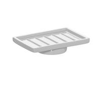 Savonieră ceramică  - alb, Basics, ceramică (11,8/2,85/7,7cm) - Smedbo