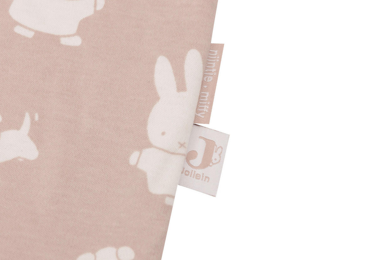 VREĆA ZA SPAVANJE ZA BEBE  Miffy  - svijetlo ružičasta, Basics (90cm) - JOLLEIN