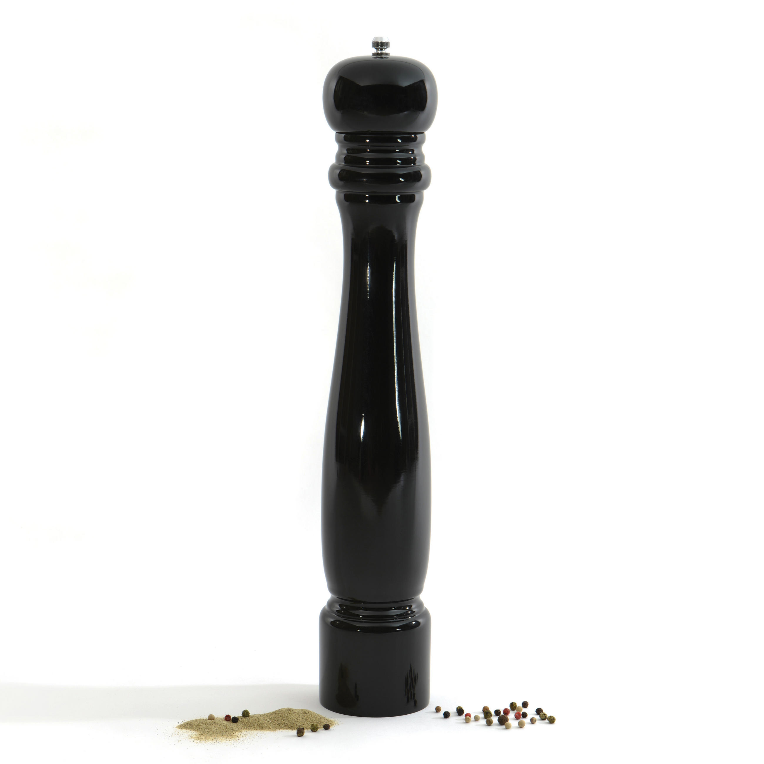 MLINČEK ZA POPER        7/42 cm      - črna, Basics, les/keramika (7/42cm) - BergHOFF