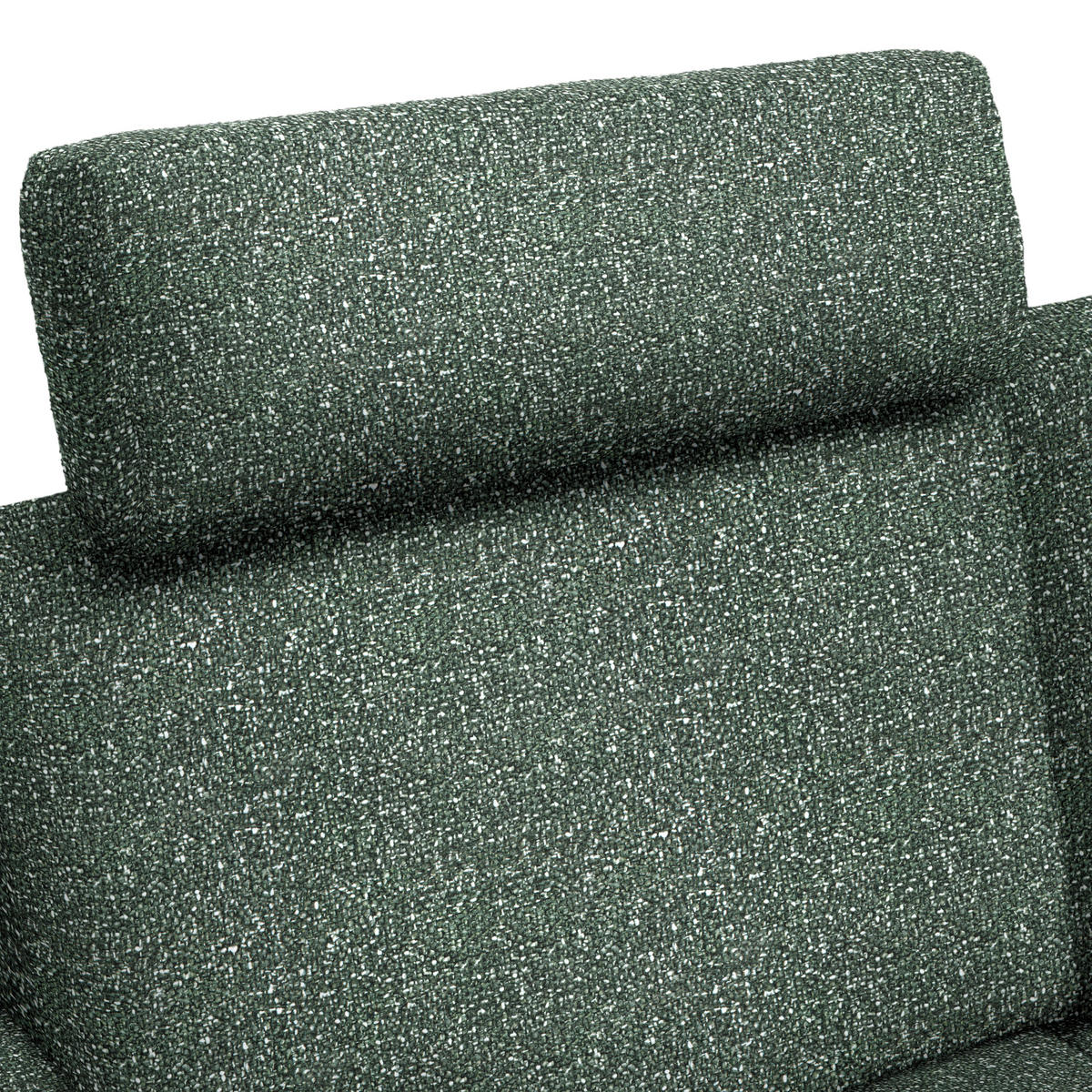ECKSOFA Struktur Grün  - Schwarz/Grün, Design, Textil/Metall (262/157cm) - Novel