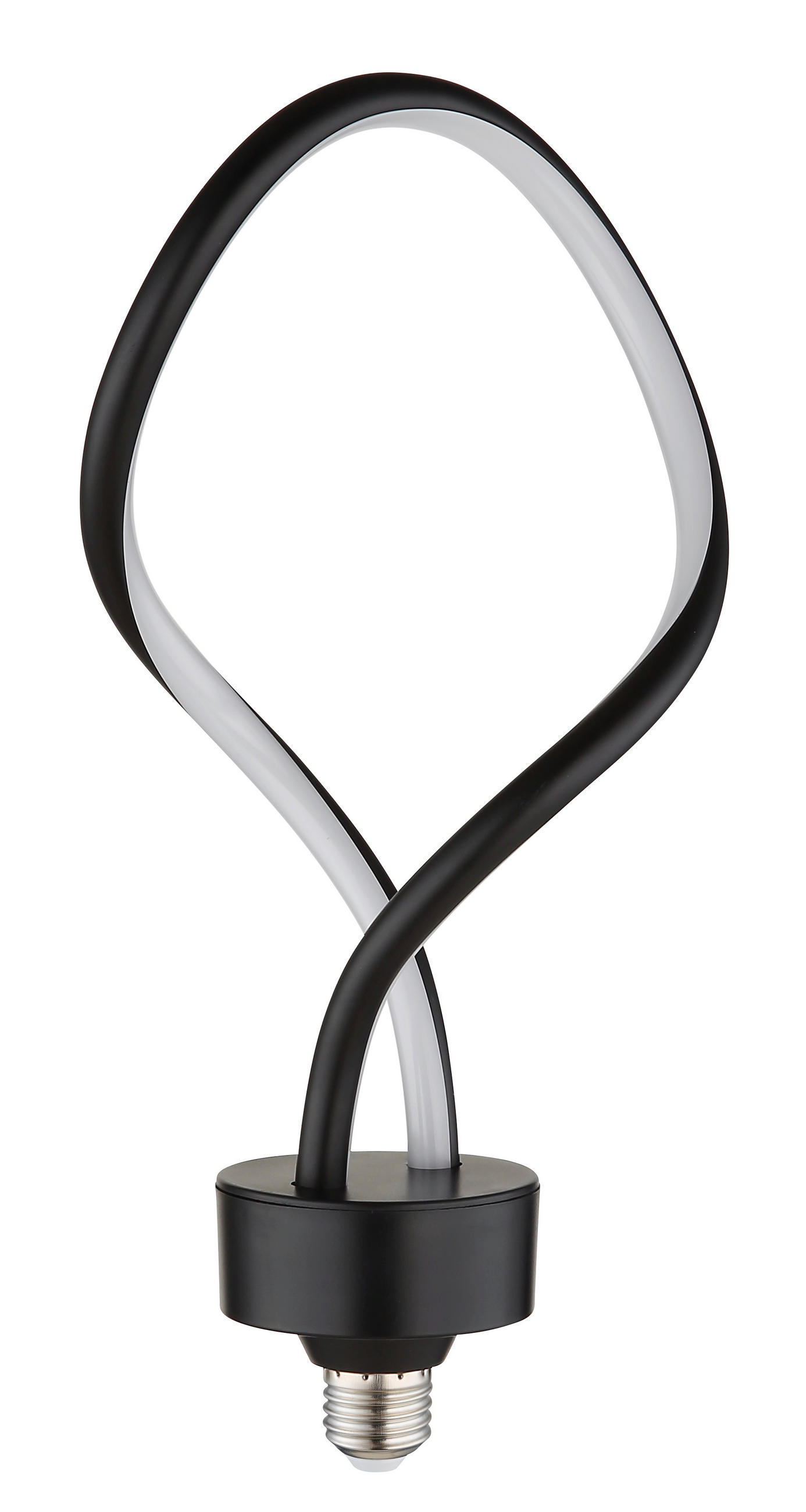 LED-LEUCHTMITTEL E27 6 W 810 lm  - Opal/Schwarz, Basics, Kunststoff/Metall (15,2/32,7cm) - Globo