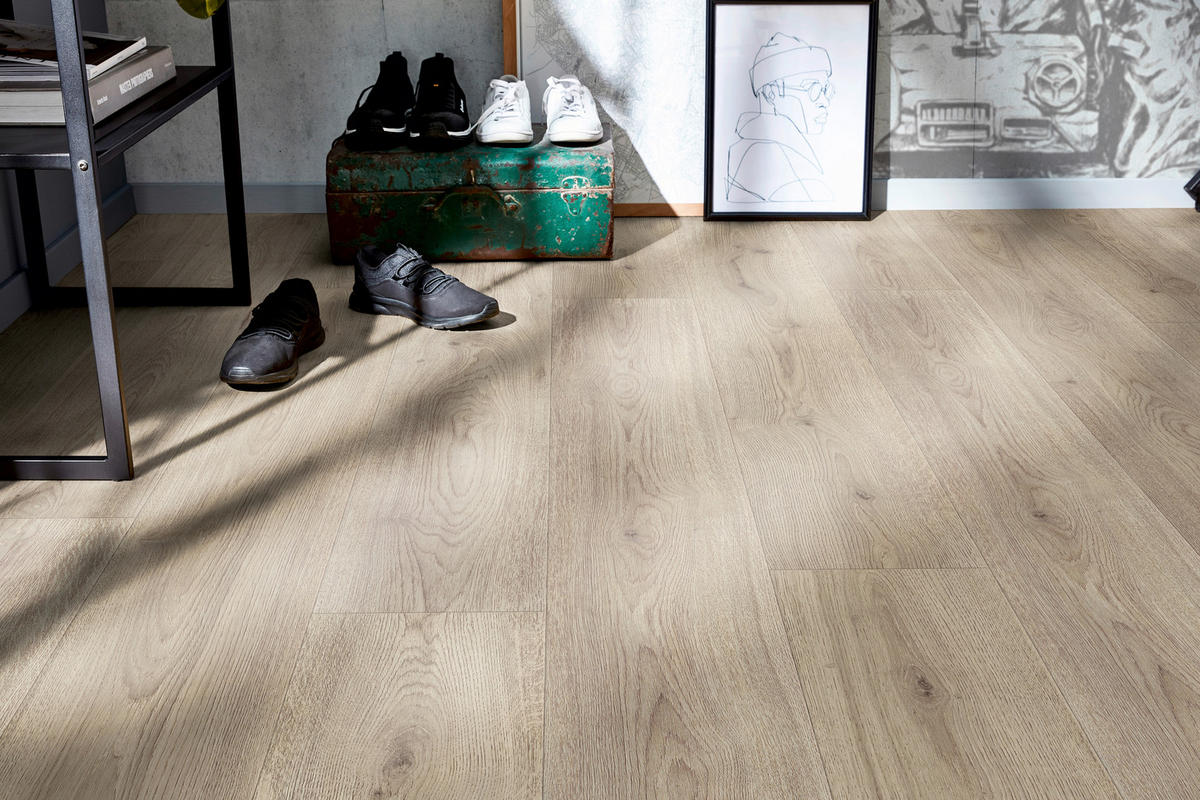 LAMINATBODEN Superior Advanced  - Eichefarben, KONVENTIONELL, Holz (138.0/19.3/0.8cm)