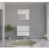 BADEZIMMER 3-teilig  in  - Weiß Hochglanz/Weiß, MODERN, Glas/Keramik (80/119/45cm) - MID.YOU