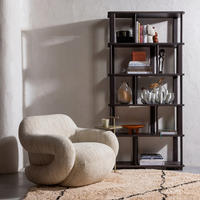 SESSEL in Chenille Naturfarben  - Schwarz/Naturfarben, Design, Kunststoff/Textil (88/70/88cm) - Livetastic