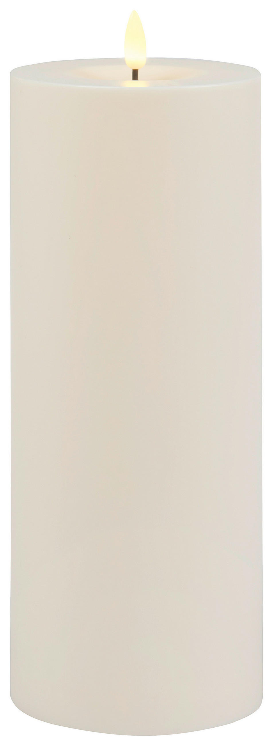 LED-KERZE 10/27,5 cm  - Creme, Basics, Kunststoff (10/27,5cm) - Ambia Home