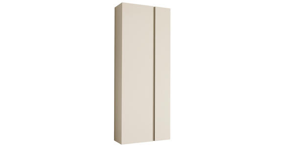 GARDEROBENSCHRANK Gardasee  in 60/165/33 cm  - Sandfarben, Design, Holzwerkstoff (60/165/33cm) - Moderano