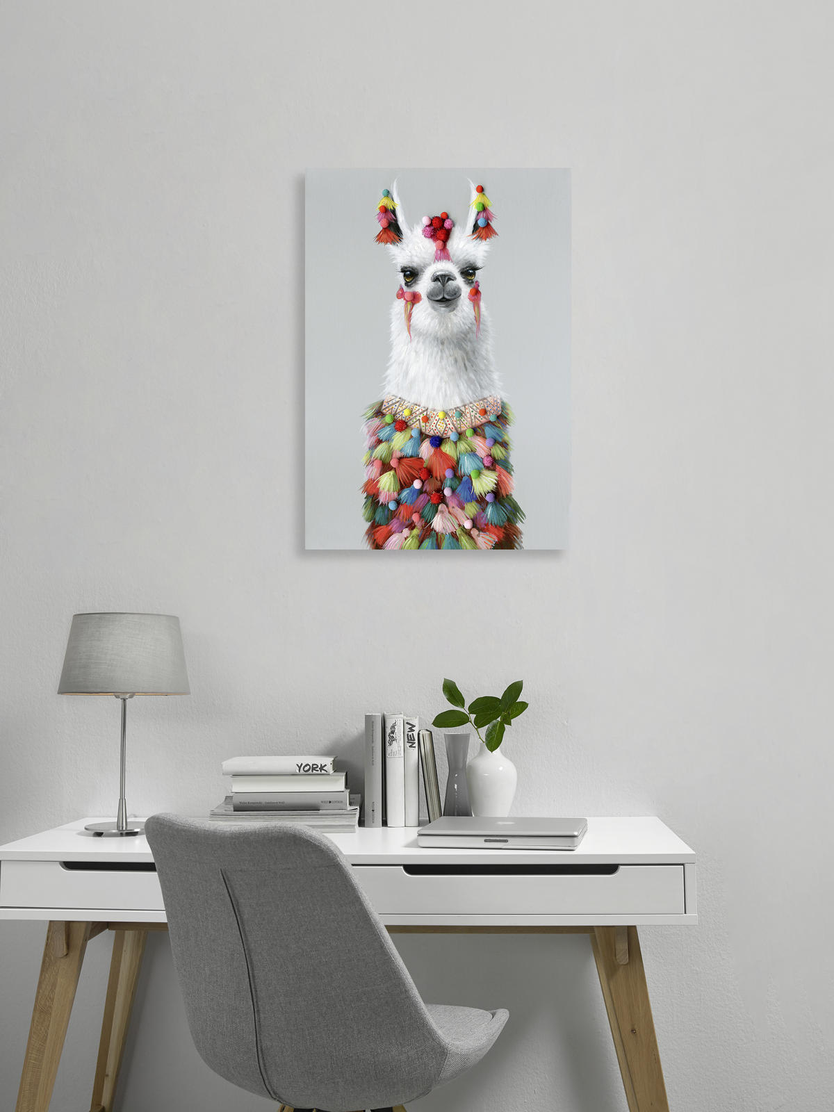 KUNSTDRUCK Tiere 70/100 cm  - Multicolor, Trend, Holz/Textil (70/100cm) - Monee