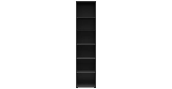 REGAL 45/195/40 cm Graphitfarben - Anthrazit/Graphitfarben, MODERN, Holzwerkstoff/Kunststoff (45/195/40cm) - Carryhome